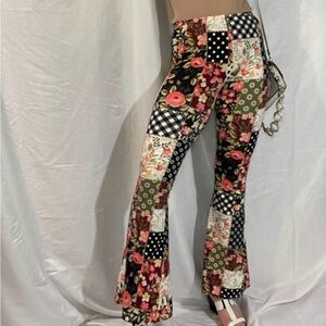 Bear Dance Multicolor Patchwork Pants